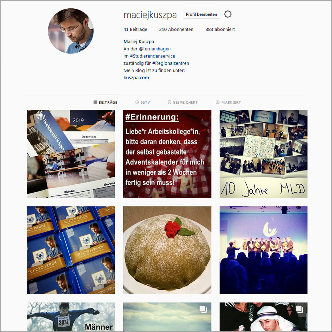 Mein Instagram Account