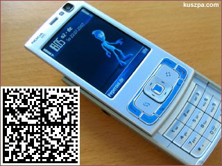 Nokia N95 mit Barcode