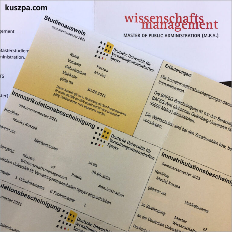 Immatrikulationsbescheinigung Was Ist Das - crispinspire