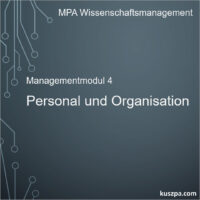 Bild zum Managementmodul 4 Personal und Organisation